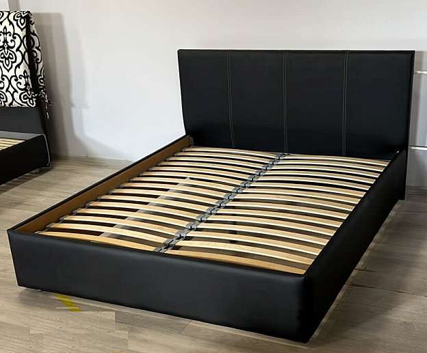 Кровать VEDA BLACK без ящика для белья